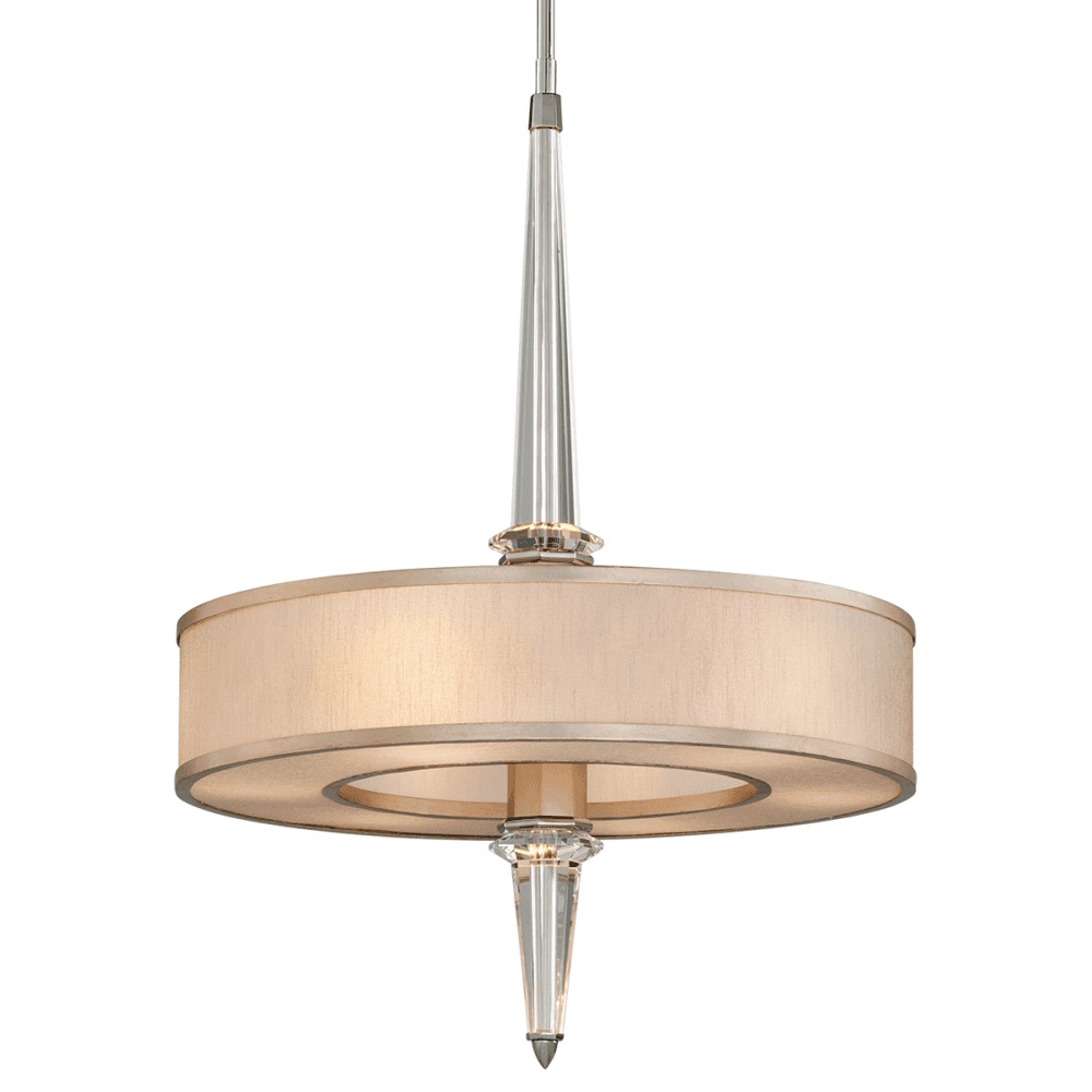 Harlow Tranquil Elegance Silver Leaf Pendant Light