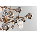 Element Collection: Frosted Smoked Glass Globe Pendant Light