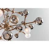 Orbital Frost Glass Sphere Cluster Pendant Light