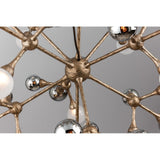 Orbital Frost Glass Sphere Cluster Pendant Light