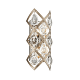 Tiara Crystal Droplet Bronze Wall Sconce with Dimmable Feature
