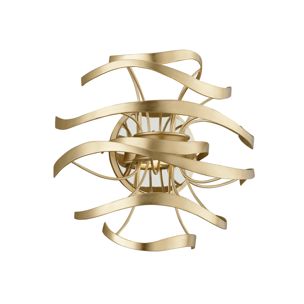 Artisan Gold Swirl LED Wall Sconce