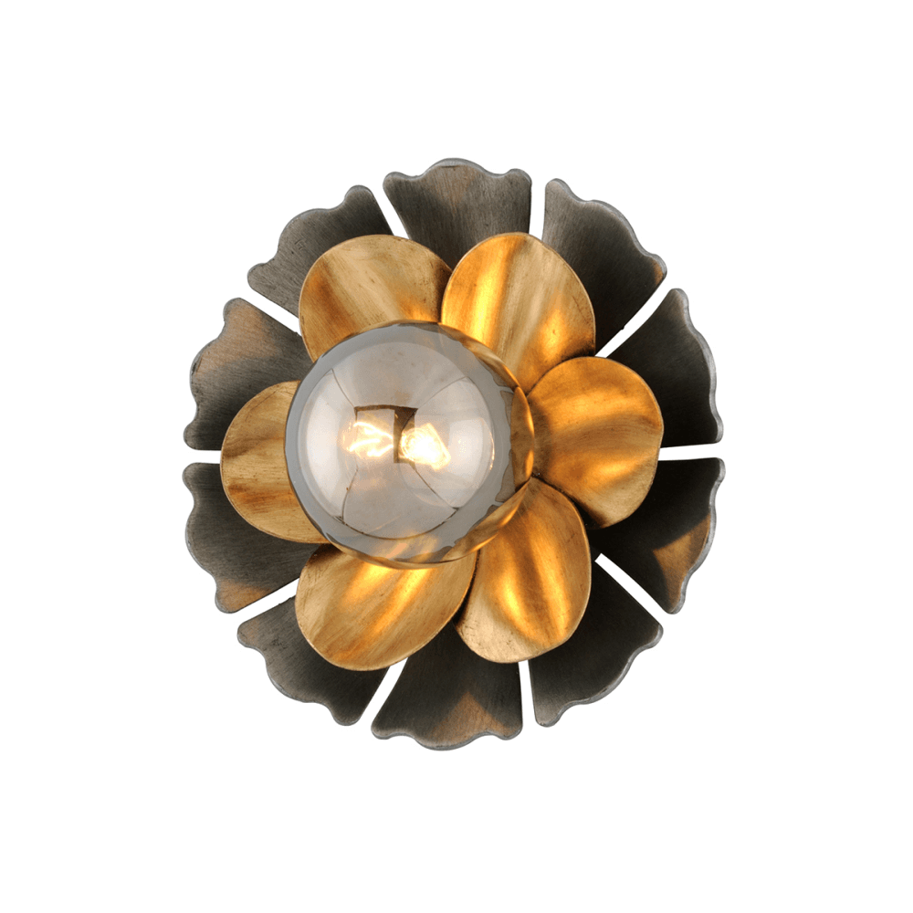 Enchanted Bloom Handcrafted Wall Sconce in Dark Shades
