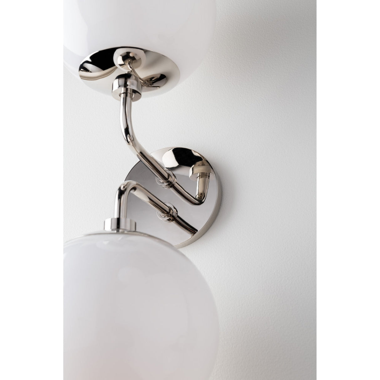 Stella Vintage Aged Brass Wall Sconce with Glass Globe Shade