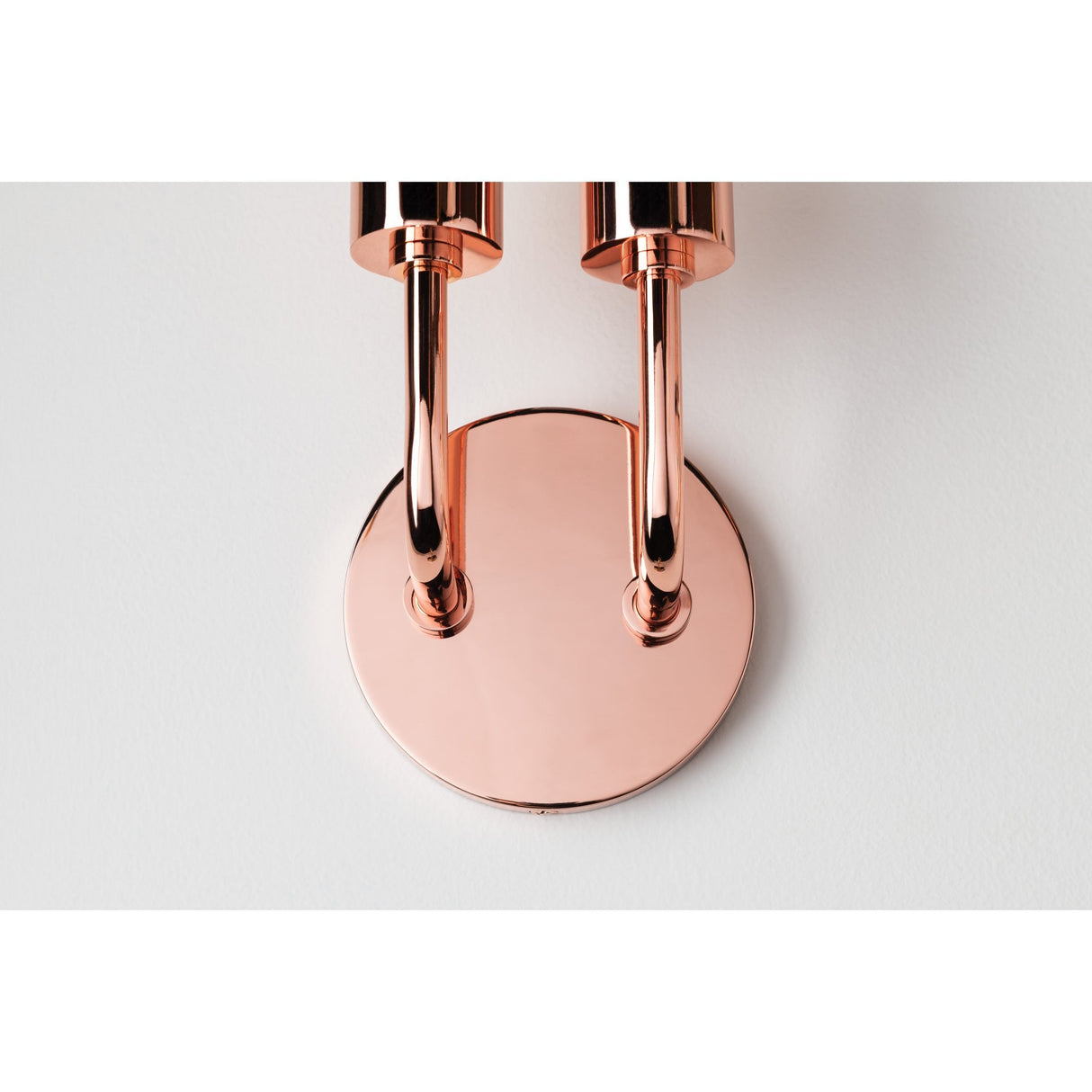 Ava Elegant Polished Nickel Candle Stick Wall Sconce