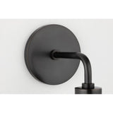 Ava Elegant Polished Nickel Candle Stick Wall Sconce