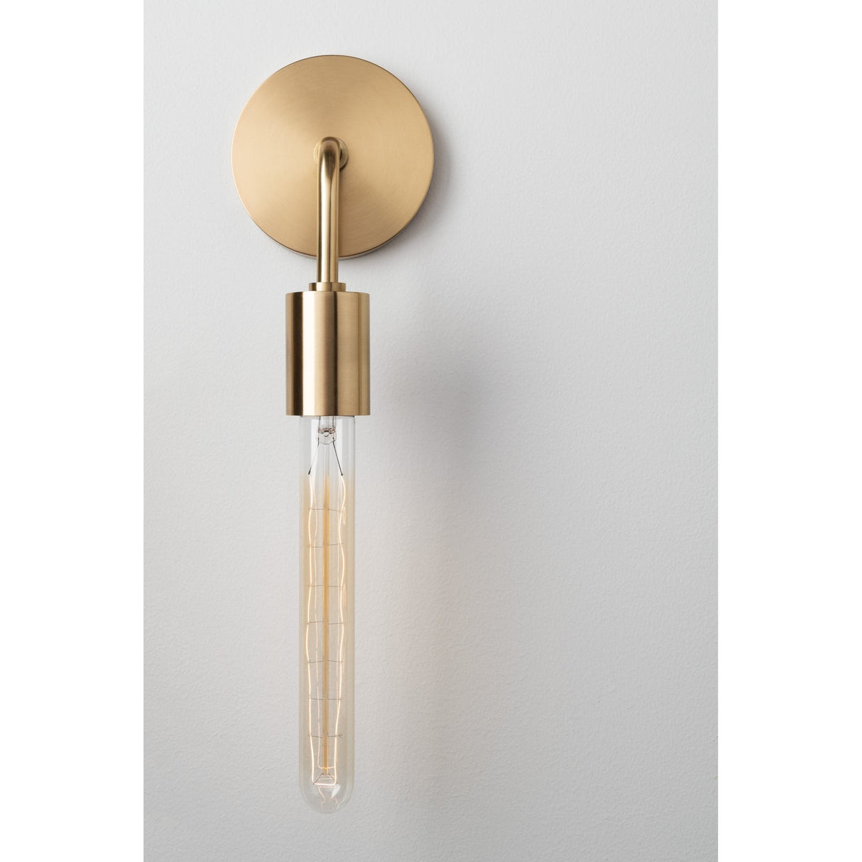 Ava Elegant Polished Nickel Candle Stick Wall Sconce