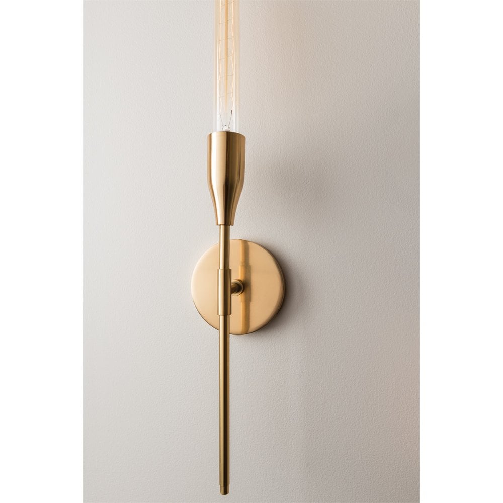 Tara Bronze Candle Holder Wall Sconce