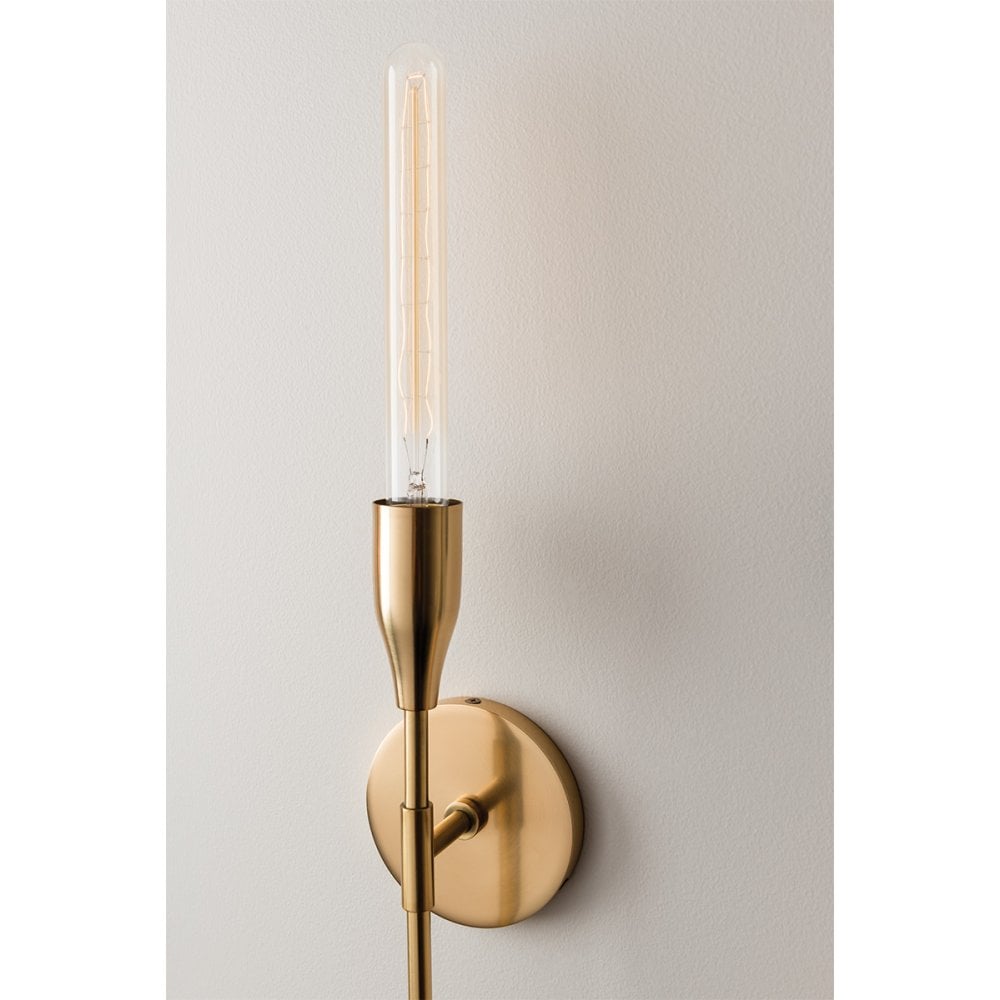 Tara Bronze Candle Holder Wall Sconce