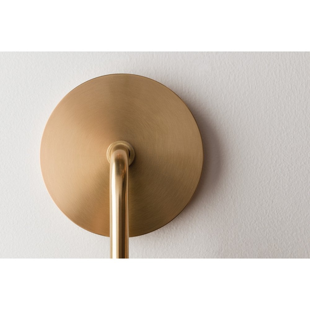 Tara Polished Nickel Dual Bulb Wall Sconce