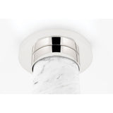Asime Sophisticated Polished Nickel Dual Bulb Wall Sconce