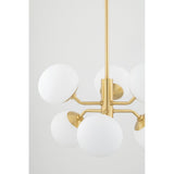 Estee Vintage Brass Luxe Chandelier