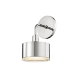 Nora Elegant Polished Nickel Wall Sconce