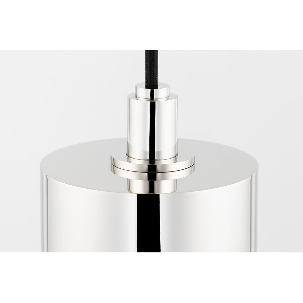 Nora Pendant in Polished Nickel Finish