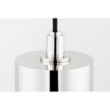 Nora Pendant in Polished Nickel Finish