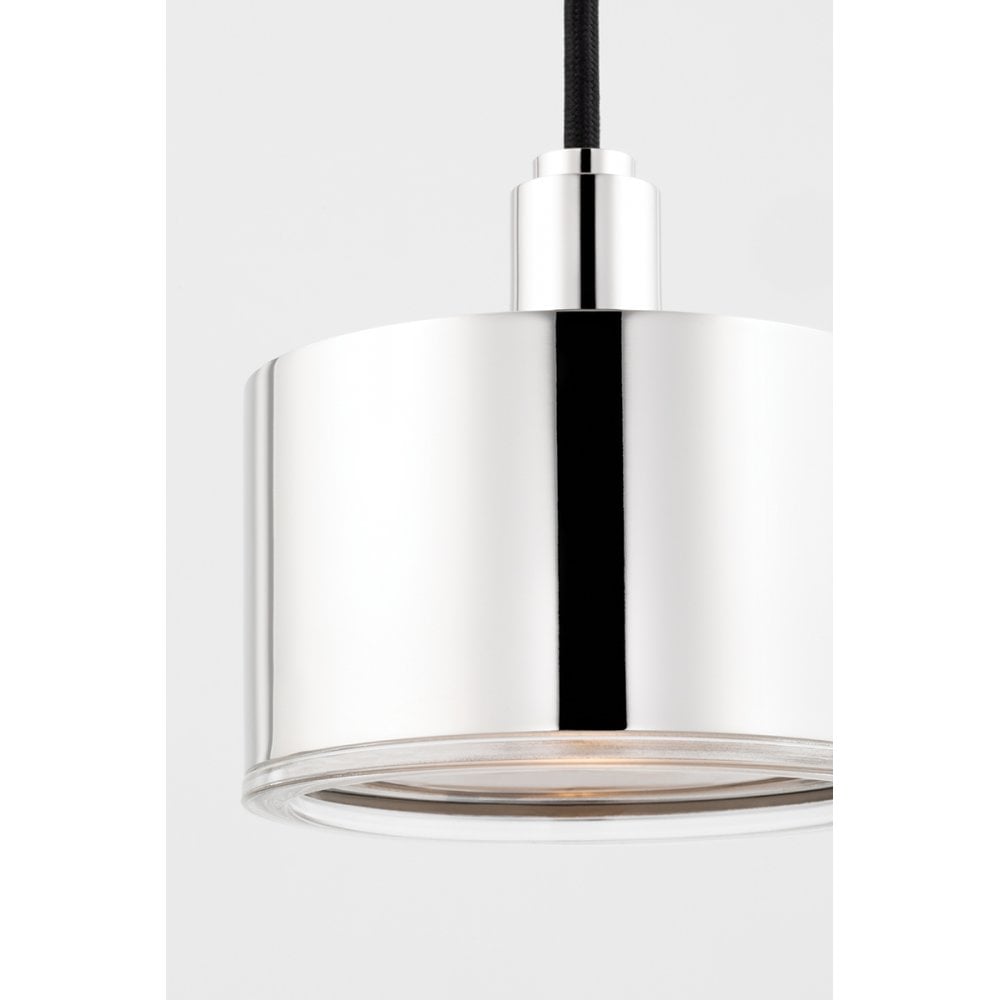 Nora Pendant in Polished Nickel Finish