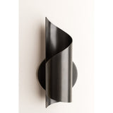 Evie Contemporary Polished Nickel Wall Light Fixture