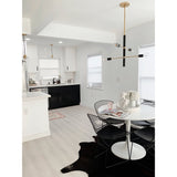 Astrid Radiant Brass Chandelier