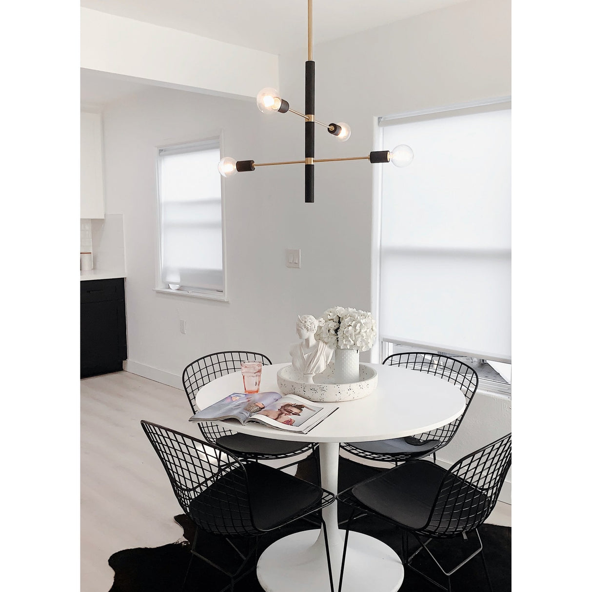 Astrid Radiant Brass Chandelier