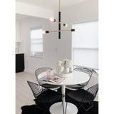 Astrid Radiant Brass Chandelier