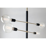 Astrid Grand Aged Brass Chandelier