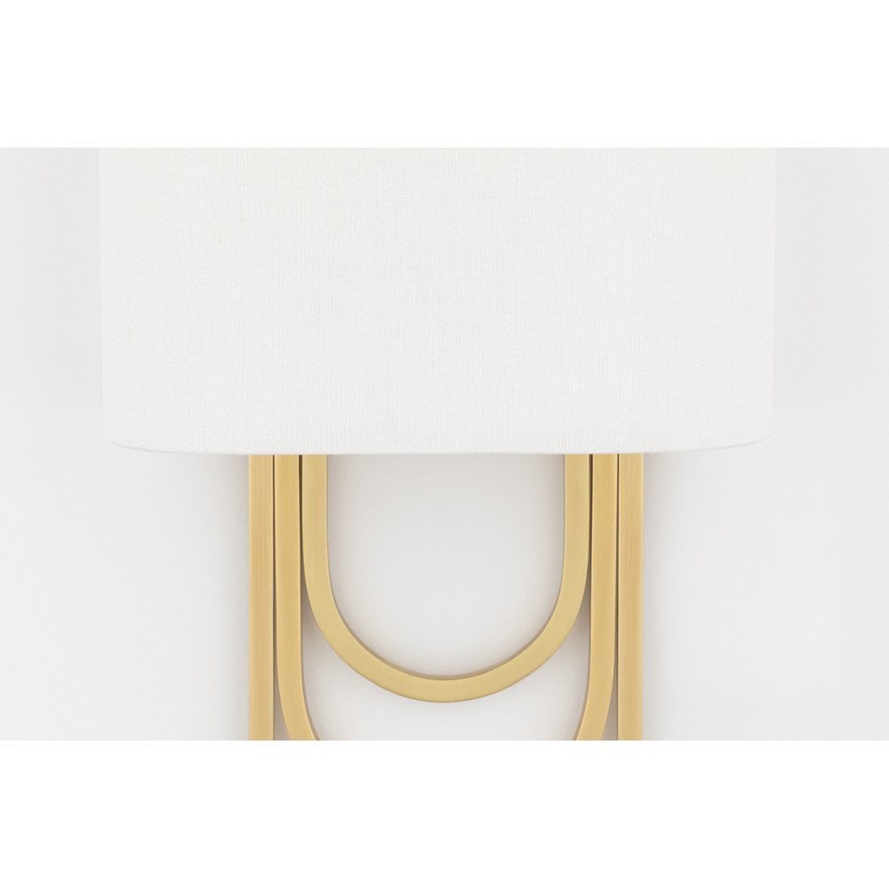 Farah Luxe Wall Sconce in Polished Nickel Finish