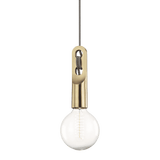 Angela Aged Brass Elegance Pendant