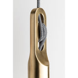 Angela Aged Brass Elegance Pendant