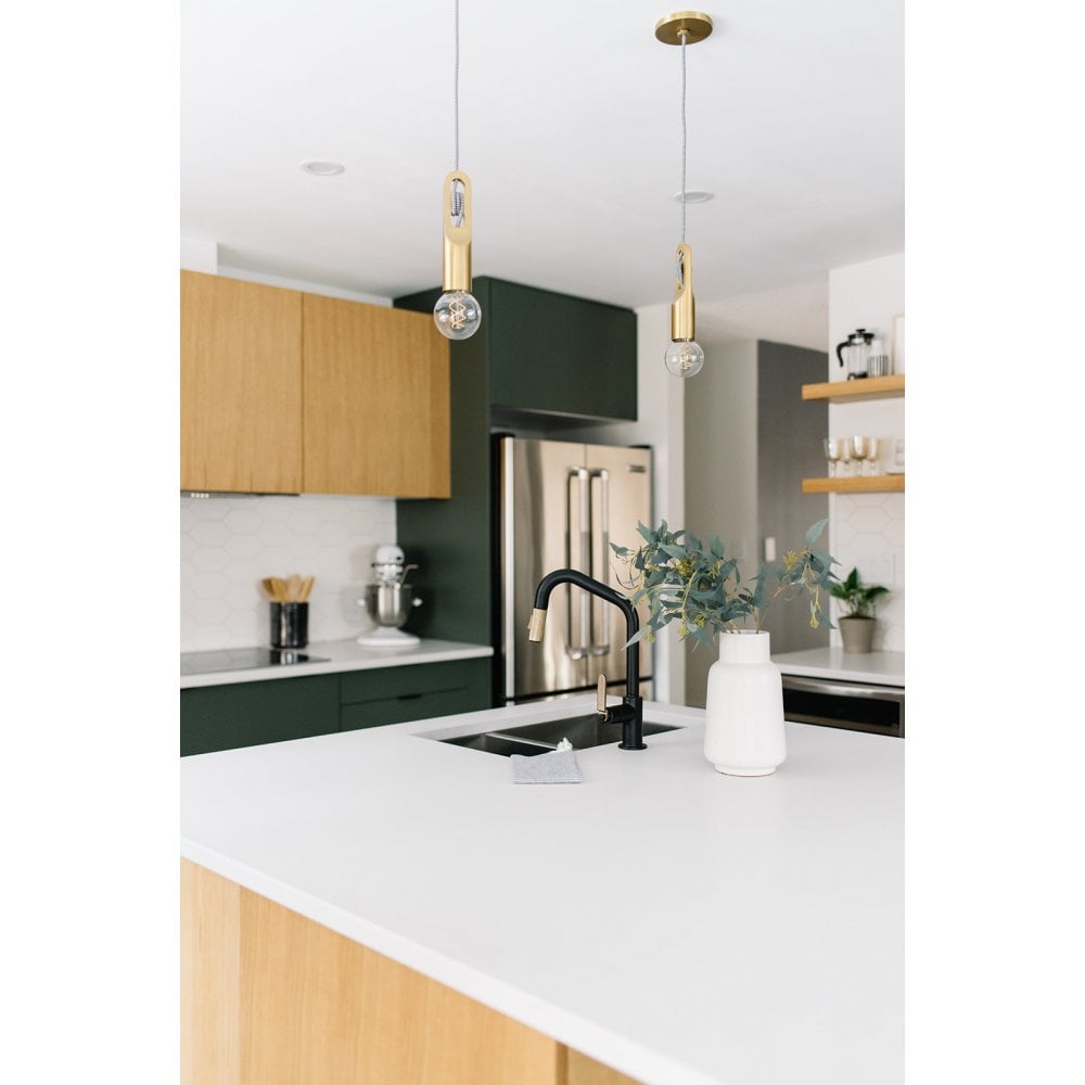 Angela Aged Brass Elegance Pendant
