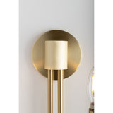 Brigitte Vintage Bronze Dual-Candle Wall Sconce