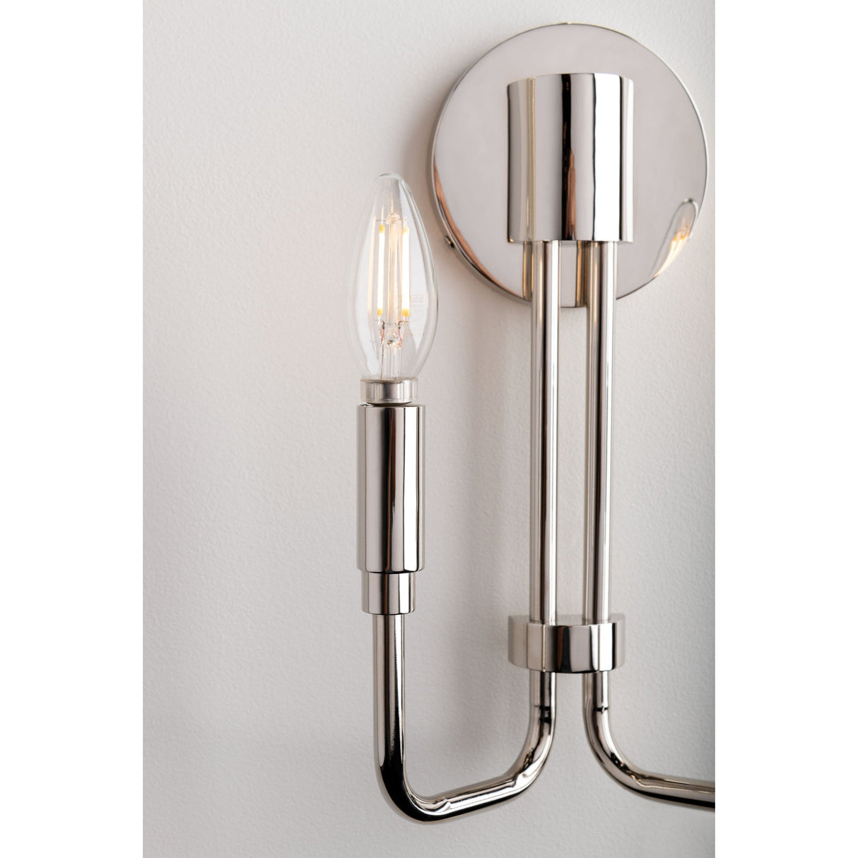 Brigitte Vintage Bronze Dual-Candle Wall Sconce