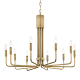 Brigitte Vintage Brass Chandelier Pendant