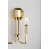 Brigitte Vintage Brass Chandelier Pendant