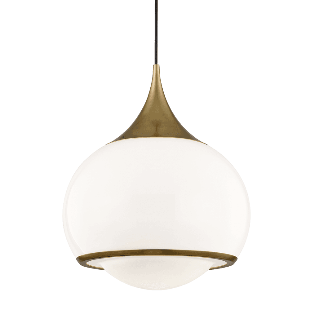 Reese Vintage Brass Pendant Light