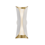 Josie Artisan Gold Leaf Wall Sconce
