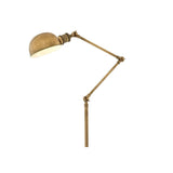 Soho Antique Brass Adjustable Floor Lamp