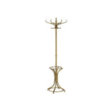 Elegant Kent Coat Rack in Antique Brass Finish