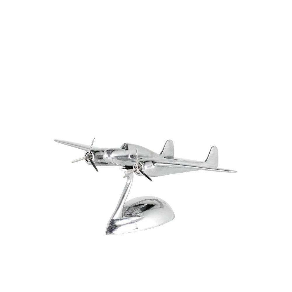 Fokker Dixieland Airplane Replica in Polished Aluminum