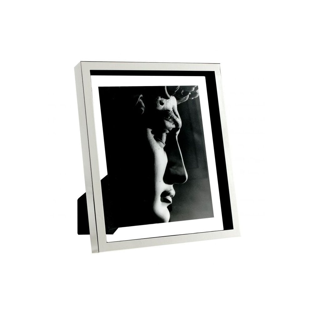 Elegant Silver-Plated Mulholland XL Picture Frame with Clear Glass