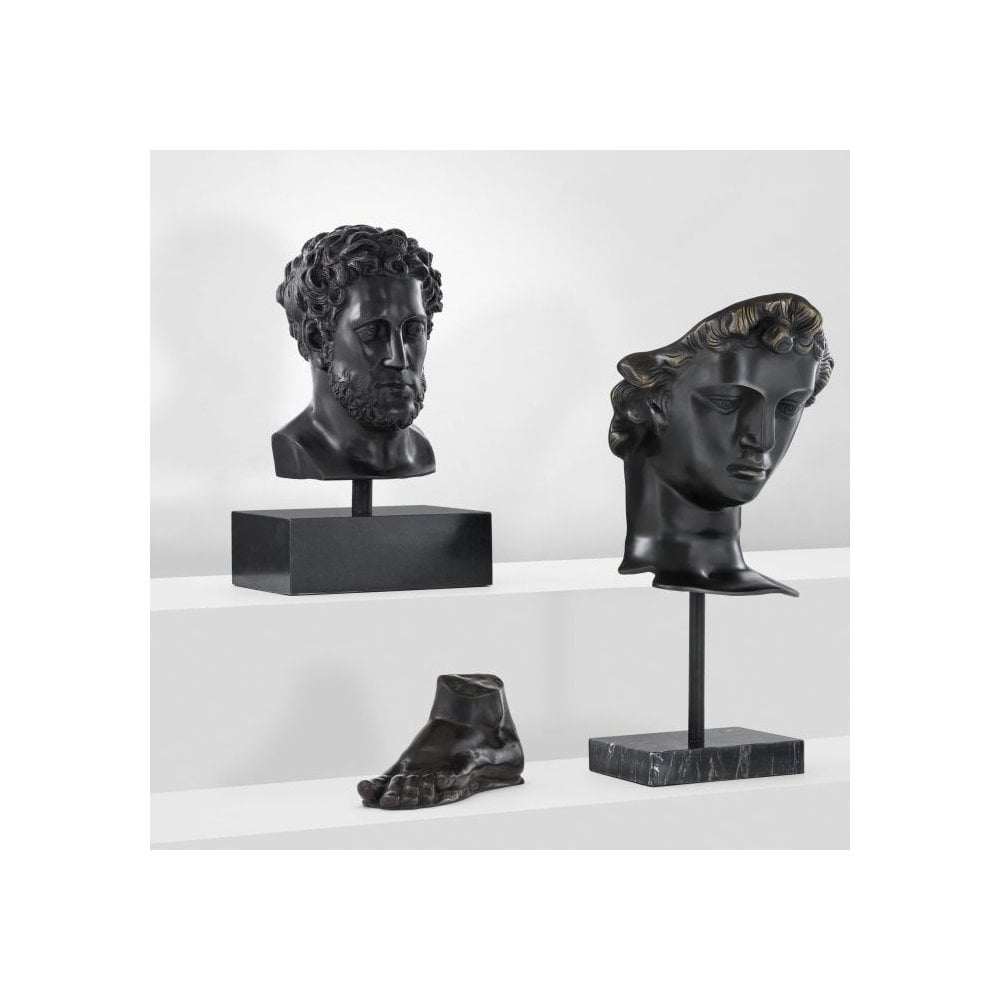 Alexandre Bust in Antique Bronze on Granite Pedestal