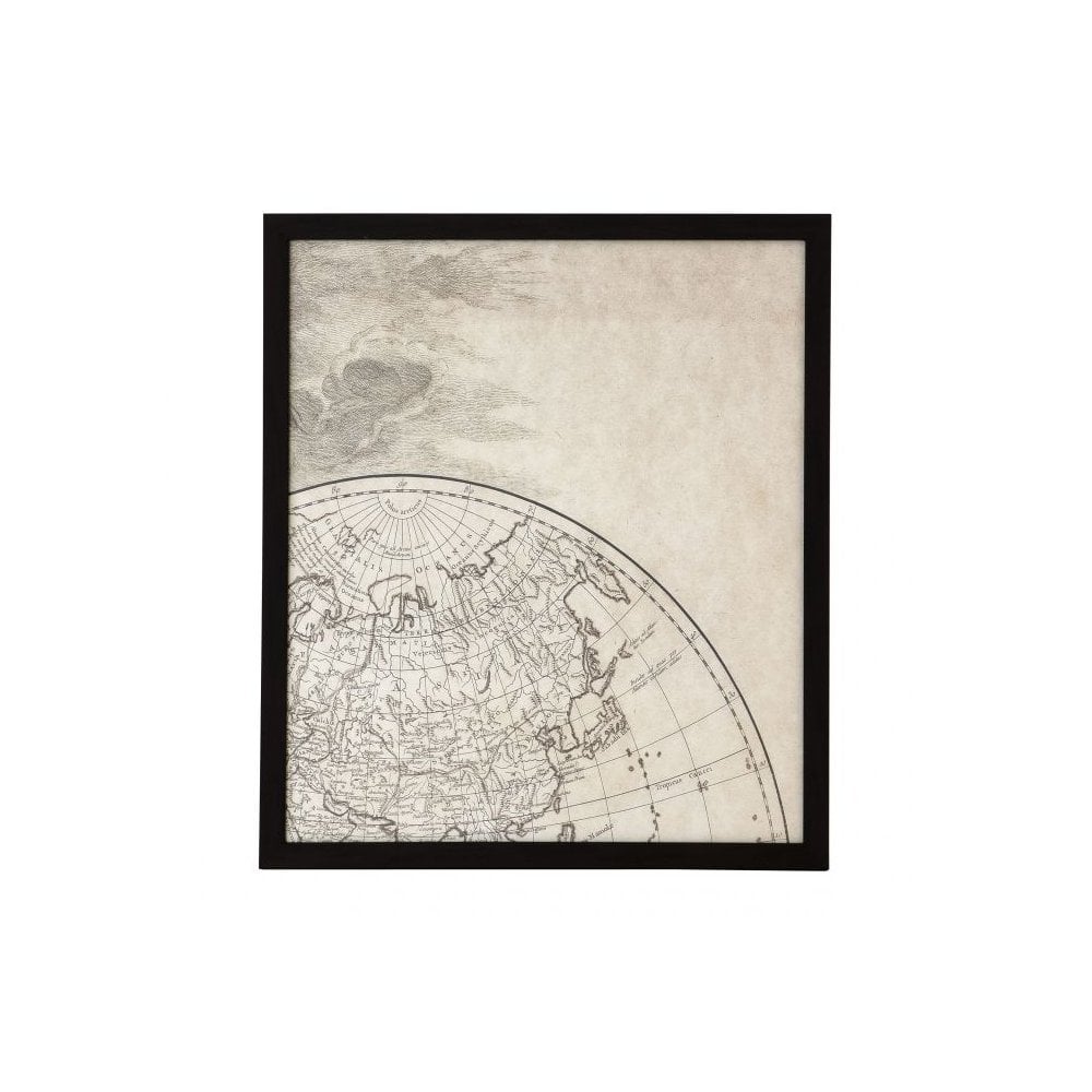 Orbis Vetus Collection: Vintage Earth Perspective Prints, Framed Set of 6