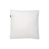 Monochrome Geometric Hand-Embroidered Pillow