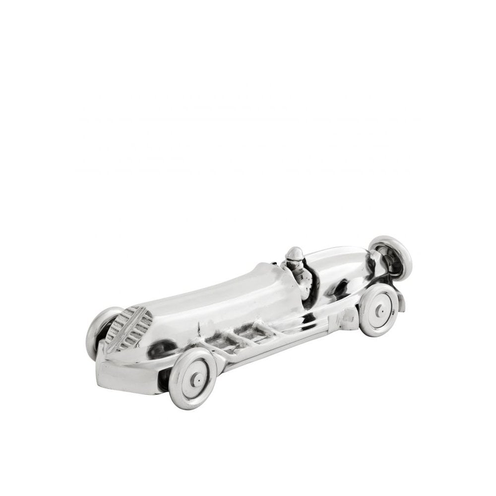 Ethan's 1930s Race Car Desk Accessory in Polished Aluminium