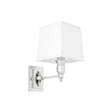 Lexington Single Wall Lamp - Elegant Nickel Finish
