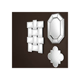 Gothic Quatrefoil Bevelled Mirror – 77 cm Elegant Indoor Wall Decor