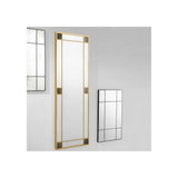 Elegant Mountbatten Mirror with Black Frame and Reflective Glass