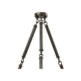 Dazzling Infinity Chandelier with Crystal Elegance and Gunmetal Finish