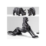 Bronze Elegance: Majestic Cheetah Sculpture
