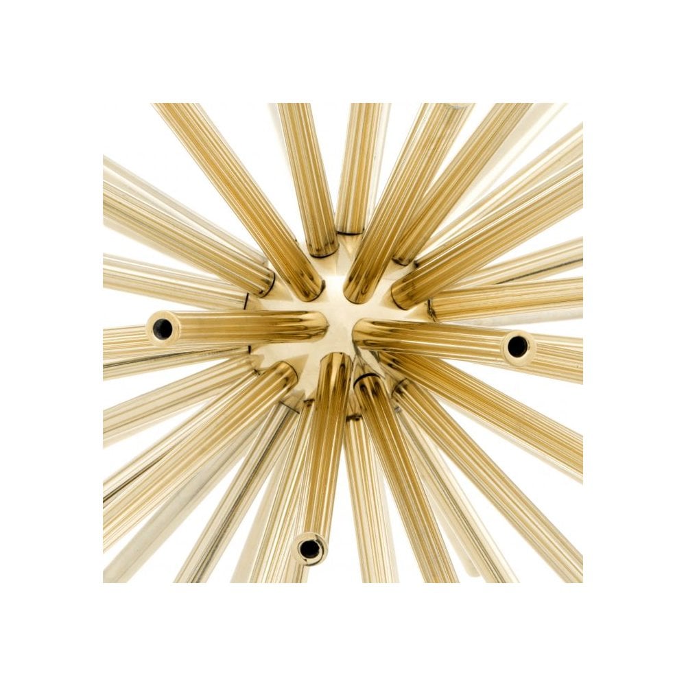 Polished Brass Meteor Trio - Sputnik-Inspired Décor Elements