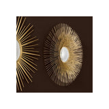 Sunburst Elegance Solaris Mirror, Gold Convex Design
